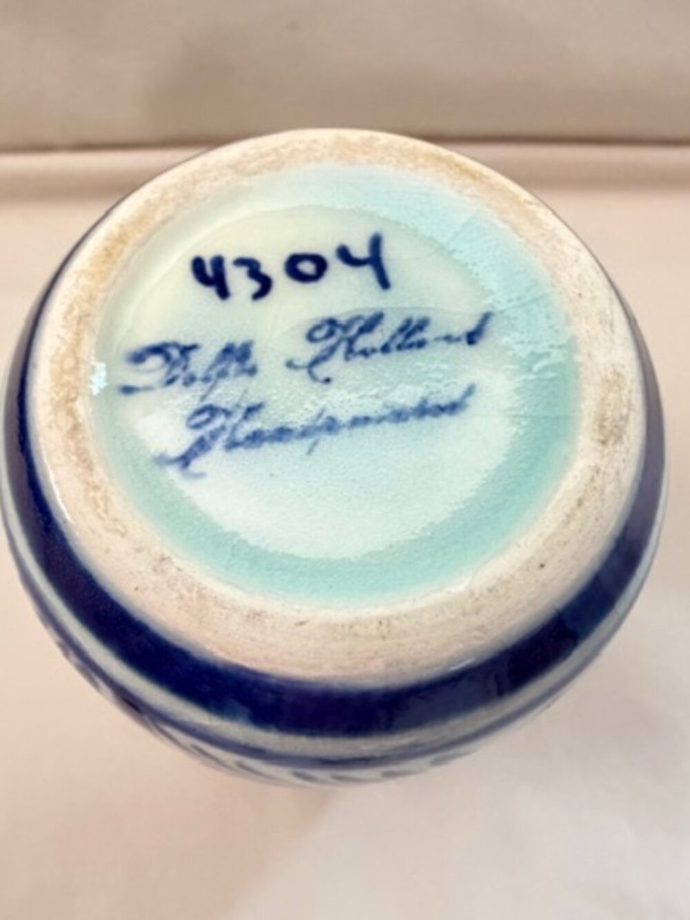 Vintage Delft Pottery Brush Holder - Picture 6 of 8